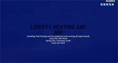 Desktop Screenshot of libertyheatingair.com
